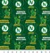 Sykel Enterprises NHL Team Cotton Fabric-Minnesota North Stars Tone on Tone Cotton Quilting Fabric